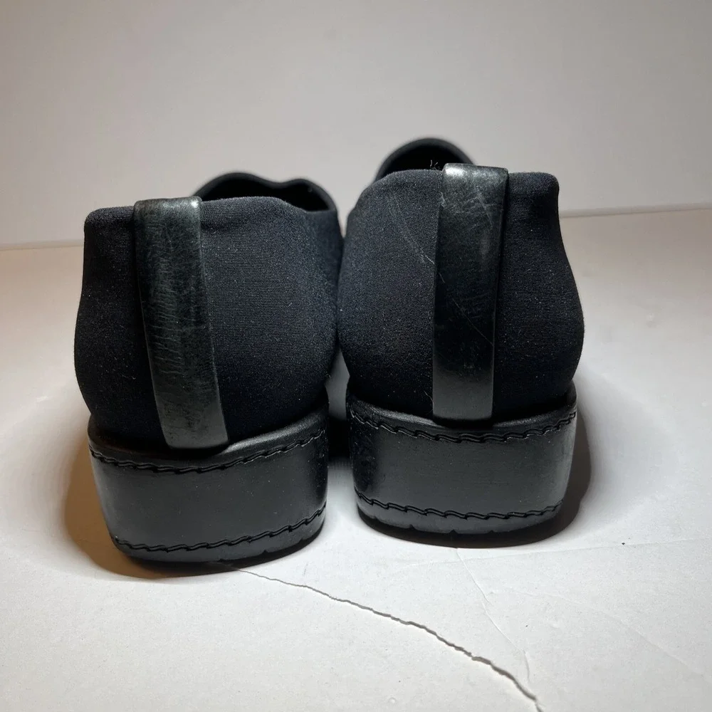 STUART WEITZMAN  Black Women's Slip Ons Slides QUALITY SZ 8W